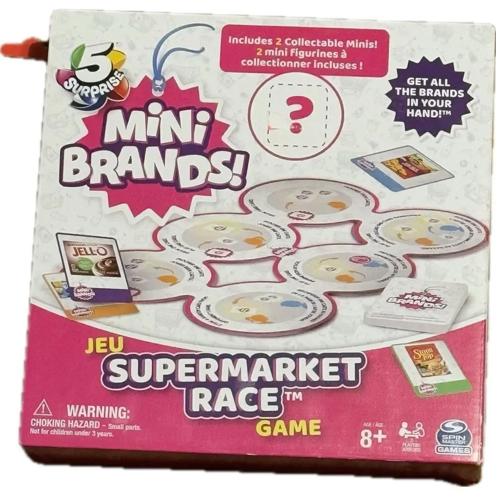 Spin master, mini brands,‎ supermarket race game NIP
